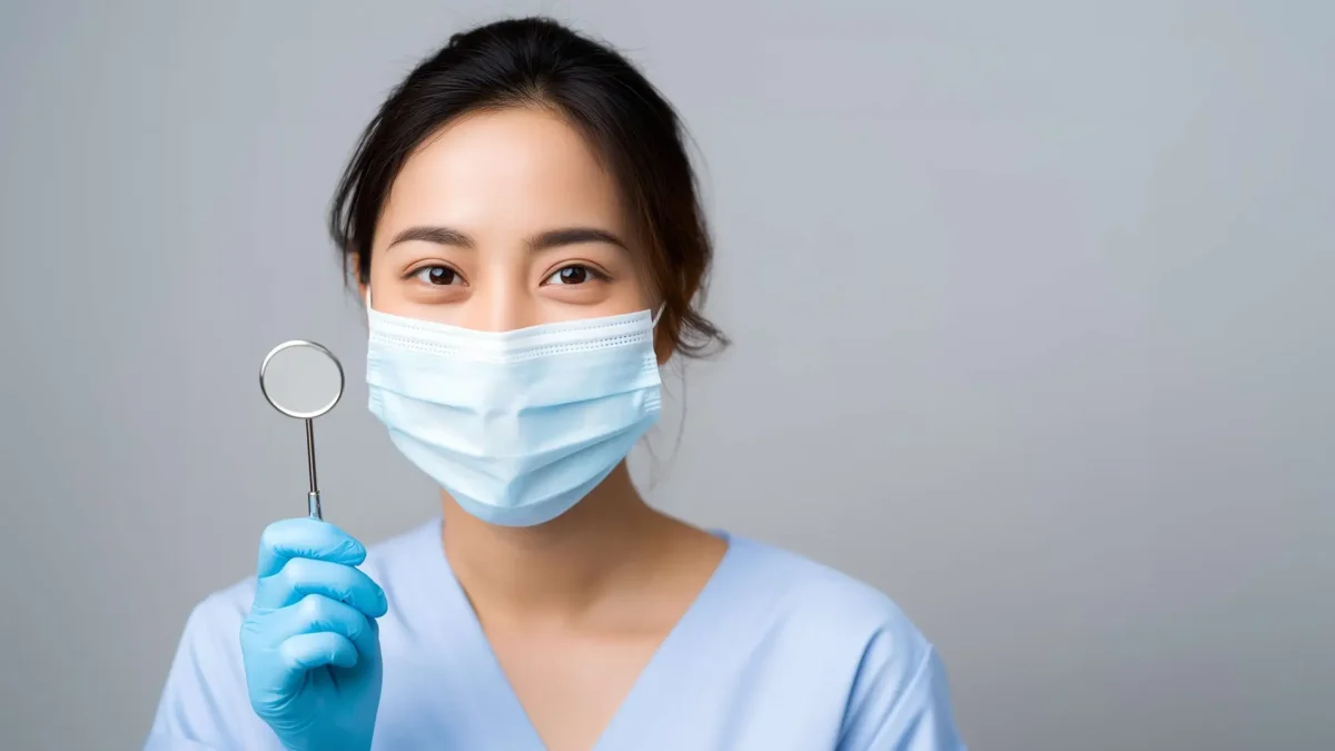 dentist-woman-holding-dental-mirror